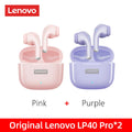 100%Original Lenovo LP40 Pro TWS Earphones Wireless Bluetooth 5.1 Sport Noise Reduction Headphones Touch Control 250mAH 2022 New