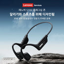 Genuine Lenovo S102 Bone Conduction Earphones Air Conduction Headphones V6.0 Wireless Sports HiFi Sound Swim Headset Waterproof