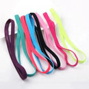 1/2/3/5pcs Women Sweatbands Football Yoga Pure Hair Bands Anti-slip Elastic Rubber Thin Sports Headband Men Hair Accessories