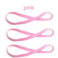 1/2/3/5pcs Women Sweatbands Football Yoga Pure Hair Bands Anti-slip Elastic Rubber Thin Sports Headband Men Hair Accessories