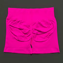 HISTELLO Impacts Shorts 4.5" Women Fitness Sports Biker Shorts Low Waist Gym Short Workout Scrunch Butt Yoga Seamless Leggings