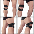 1PCS Pressurized Knee Wrap Sleeve Support Bandage Pad Elastic Braces Knee Hole Kneepad Safety Basketball Tennis Cycling