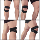 1PCS Pressurized Knee Wrap Sleeve Support Bandage Pad Elastic Braces Knee Hole Kneepad Safety Basketball Tennis Cycling