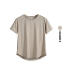 DRUR 2pcs Yoga Set Women Summer Sports Suit 2 Piece Sportswear Outfits Female Short Sleeve Fitness Tops Running Shorts Sets New
