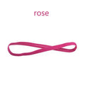 1/2/3/5pcs Women Sweatbands Football Yoga Pure Hair Bands Anti-slip Elastic Rubber Thin Sports Headband Men Hair Accessories