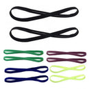 1/2/3/5pcs Women Sweatbands Football Yoga Pure Hair Bands Anti-slip Elastic Rubber Thin Sports Headband Men Hair Accessories