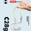 Genuine Lenovo S102 Bone Conduction Earphones Air Conduction Headphones V6.0 Wireless Sports HiFi Sound Swim Headset Waterproof