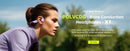 POLVCDG bone conduction swimming earphones IPX8 waterproof 32GB memory Bluetooth 5.4 silicone material 2025 new product x16