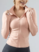 2025 Fall Pilates Quick-Dry Athletic Jacket for Women - Ideal for Gym Workouts & Outdoor Running