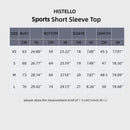 HISTELLO Sport Short Sleeve Top Seamless Yoga Leotard Clothing Women Running Sports T Shirt Workout Shirts Fitness Sports Vest