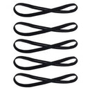 1/2/3/5pcs Women Sweatbands Football Yoga Pure Hair Bands Anti-slip Elastic Rubber Thin Sports Headband Men Hair Accessories