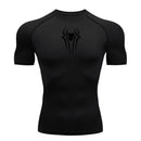 2025 Compression T Shirt Men Short Sleeve Sport Tees Fitness Running Sportsear Men Gym Elastic Quick Dry Jogging T-shirt Tops
