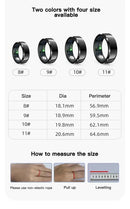 Smart Ring FOR Huawei Xiaomi Heart Sports Ring  Black Technology Sleep Monitoring Xiaomi Bluetooth Suitable for ios/Android