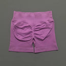 HISTELLO Impacts Shorts 4.5" Women Fitness Sports Biker Shorts Low Waist Gym Short Workout Scrunch Butt Yoga Seamless Leggings