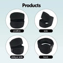 1PCS Pressurized Knee Wrap Sleeve Support Bandage Pad Elastic Braces Knee Hole Kneepad Safety Basketball Tennis Cycling