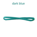 1/2/3/5pcs Women Sweatbands Football Yoga Pure Hair Bands Anti-slip Elastic Rubber Thin Sports Headband Men Hair Accessories