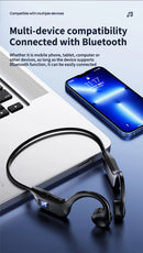 Xiaomi New Air Conduction Bluetooth Earphones V5.3 Plug In Memory Card Digital Display Ear Hanging Suitable For Sports Earphones