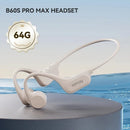 Sanag B60S Bone Conduction Earphone IPX8 Swimming Bluetooth Headphones Wireless Open Headset 64GB MP3 with Microphone Earbuds