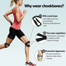 1PCS Pressurized Knee Wrap Sleeve Support Bandage Pad Elastic Braces Knee Hole Kneepad Safety Basketball Tennis Cycling