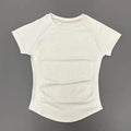 HISTELLO Sport Short Sleeve Top Seamless Yoga Leotard Clothing Women Running Sports T Shirt Workout Shirts Fitness Sports Vest