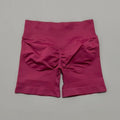 HISTELLO Impacts Shorts 4.5" Women Fitness Sports Biker Shorts Low Waist Gym Short Workout Scrunch Butt Yoga Seamless Leggings