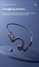 Lenovo X7 Wireless Bone Conduction Headphone Bluetooth 5.3 Wireless Headset Waterproof Ear Hook Sports Earphones With Mic