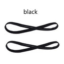 1/2/3/5pcs Women Sweatbands Football Yoga Pure Hair Bands Anti-slip Elastic Rubber Thin Sports Headband Men Hair Accessories