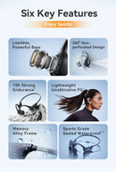 Sanag B21S Bone Conduction Wireless Earphones Bluetooth 5.4 HiFi Bass Headphones IPX5 Waterproof Running Sports Earbuds