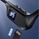 Xiaomi New Air Conduction Bluetooth Earphones V5.3 Plug In Memory Card Digital Display Ear Hanging Suitable For Sports Earphones