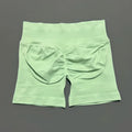 HISTELLO Impacts Shorts 4.5" Women Fitness Sports Biker Shorts Low Waist Gym Short Workout Scrunch Butt Yoga Seamless Leggings