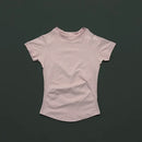 HISTELLO Sport Short Sleeve Top Seamless Yoga Leotard Clothing Women Running Sports T Shirt Workout Shirts Fitness Sports Vest