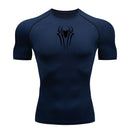 2025 Compression T Shirt Men Short Sleeve Sport Tees Fitness Running Sportsear Men Gym Elastic Quick Dry Jogging T-shirt Tops