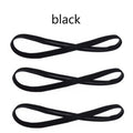 1/2/3/5pcs Women Sweatbands Football Yoga Pure Hair Bands Anti-slip Elastic Rubber Thin Sports Headband Men Hair Accessories