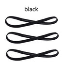 1/2/3/5pcs Women Sweatbands Football Yoga Pure Hair Bands Anti-slip Elastic Rubber Thin Sports Headband Men Hair Accessories