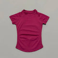HISTELLO Sport Short Sleeve Top Seamless Yoga Leotard Clothing Women Running Sports T Shirt Workout Shirts Fitness Sports Vest
