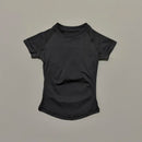 HISTELLO Sport Short Sleeve Top Seamless Yoga Leotard Clothing Women Running Sports T Shirt Workout Shirts Fitness Sports Vest