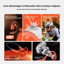 POLVCDG bone conduction swimming earphones IPX8 waterproof 32GB memory Bluetooth 5.4 silicone material 2025 new product x16