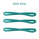 1/2/3/5pcs Women Sweatbands Football Yoga Pure Hair Bands Anti-slip Elastic Rubber Thin Sports Headband Men Hair Accessories