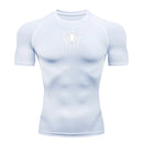 2025 Compression T Shirt Men Short Sleeve Sport Tees Fitness Running Sportsear Men Gym Elastic Quick Dry Jogging T-shirt Tops