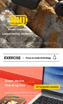 Xiaomi Bone Conduction Headset Wireless Swimming Sports Headphone IPX8 Bluetooth 5.4 With Mic Waterproof Exercise Fitness New