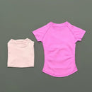 HISTELLO Sport Short Sleeve Top Seamless Yoga Leotard Clothing Women Running Sports T Shirt Workout Shirts Fitness Sports Vest
