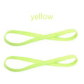 1/2/3/5pcs Women Sweatbands Football Yoga Pure Hair Bands Anti-slip Elastic Rubber Thin Sports Headband Men Hair Accessories