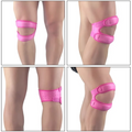 1PCS Pressurized Knee Wrap Sleeve Support Bandage Pad Elastic Braces Knee Hole Kneepad Safety Basketball Tennis Cycling
