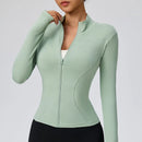 2025 Fall Pilates Quick-Dry Athletic Jacket for Women - Ideal for Gym Workouts & Outdoor Running