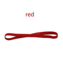 1/2/3/5pcs Women Sweatbands Football Yoga Pure Hair Bands Anti-slip Elastic Rubber Thin Sports Headband Men Hair Accessories