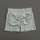 HISTELLO Impacts Shorts 4.5" Women Fitness Sports Biker Shorts Low Waist Gym Short Workout Scrunch Butt Yoga Seamless Leggings