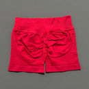 HISTELLO Impacts Shorts 4.5" Women Fitness Sports Biker Shorts Low Waist Gym Short Workout Scrunch Butt Yoga Seamless Leggings