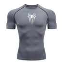 2025 Compression T Shirt Men Short Sleeve Sport Tees Fitness Running Sportsear Men Gym Elastic Quick Dry Jogging T-shirt Tops