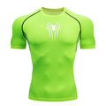 2025 Compression T Shirt Men Short Sleeve Sport Tees Fitness Running Sportsear Men Gym Elastic Quick Dry Jogging T-shirt Tops