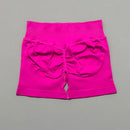 HISTELLO Impacts Shorts 4.5" Women Fitness Sports Biker Shorts Low Waist Gym Short Workout Scrunch Butt Yoga Seamless Leggings